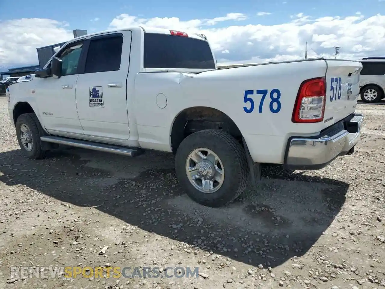 2 Photograph of a damaged car 3C6UR5DJ7KG726578 RAM 2500 2019