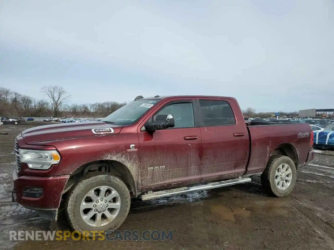 1 Photograph of a damaged car 3C6UR5DL8KG608735 RAM 2500 2019