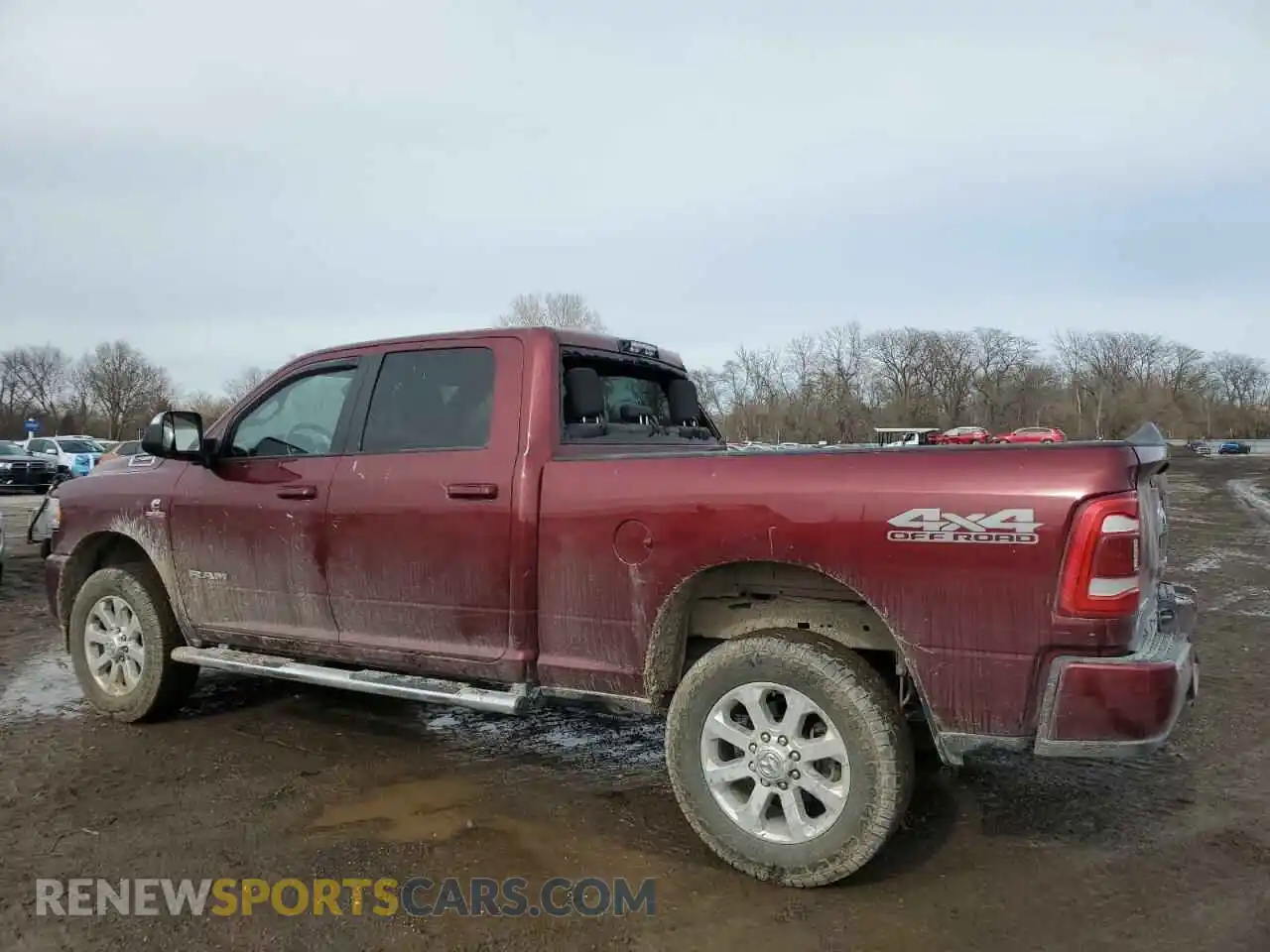 2 Photograph of a damaged car 3C6UR5DL8KG608735 RAM 2500 2019