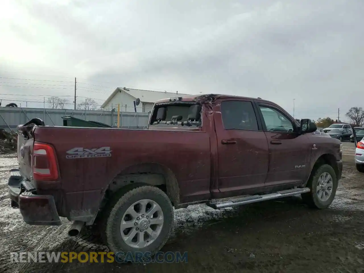 3 Photograph of a damaged car 3C6UR5DL8KG608735 RAM 2500 2019