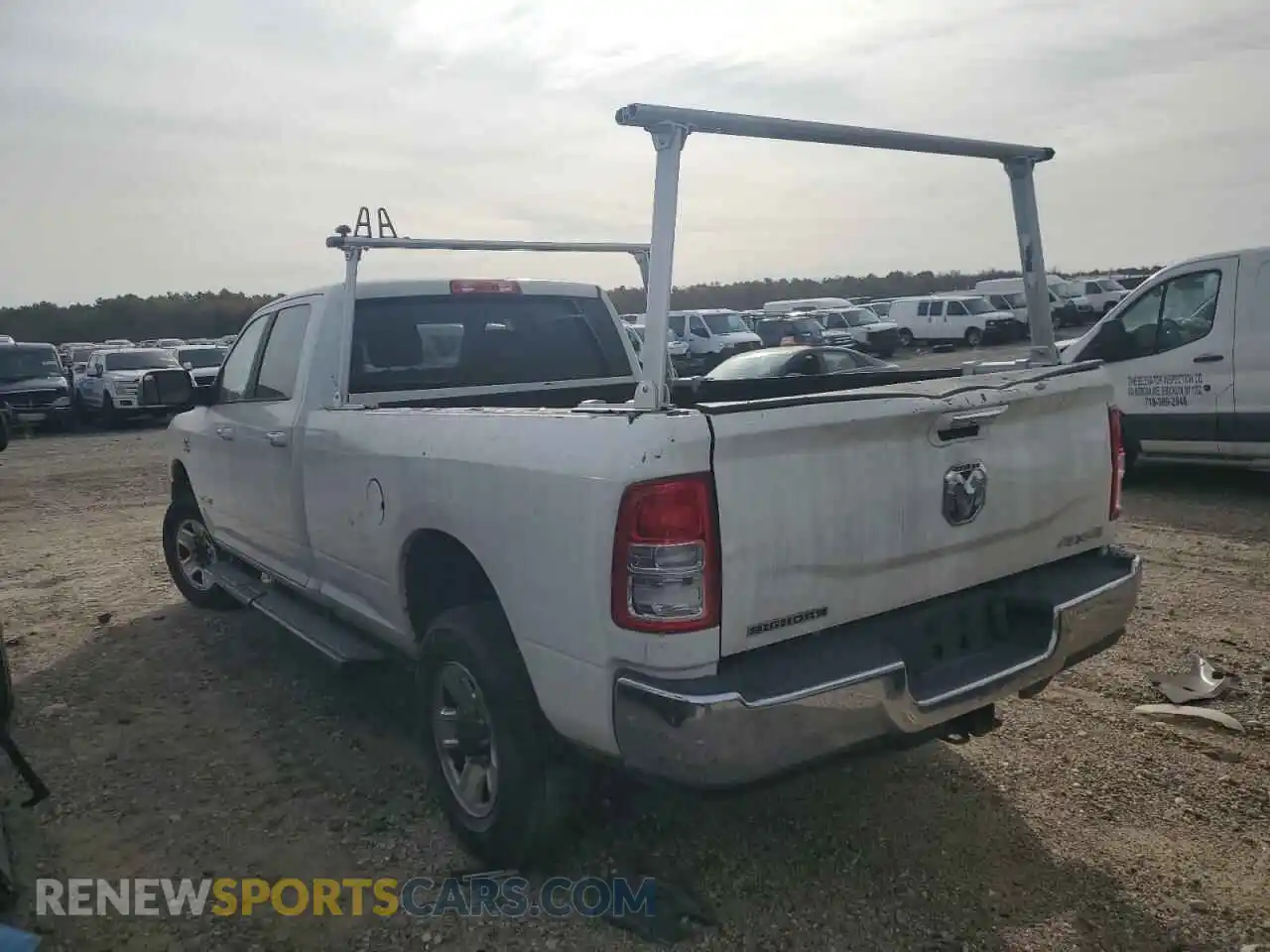 2 Photograph of a damaged car 3C6UR5JL1KG519237 RAM 2500 2019