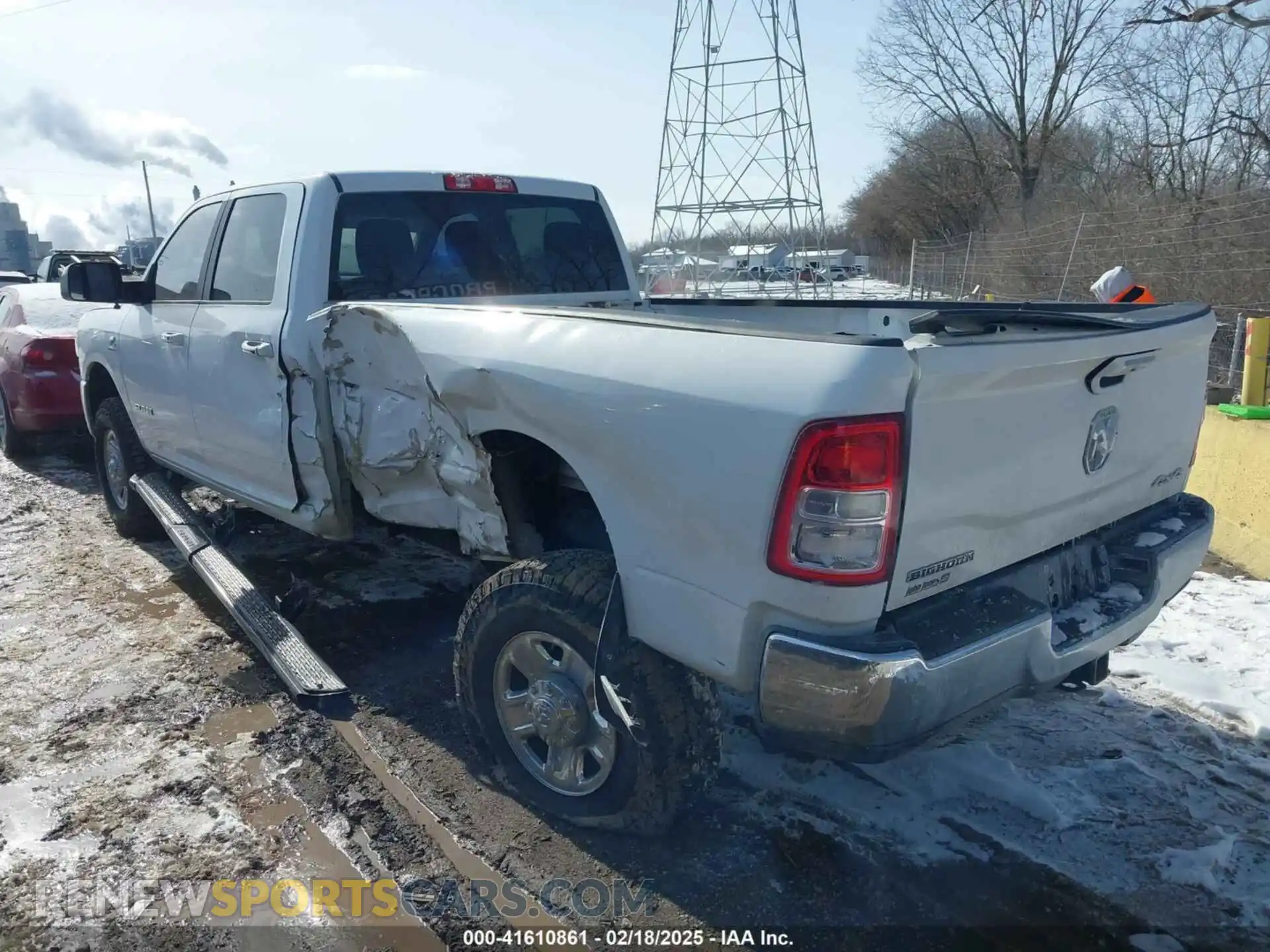 3 Photograph of a damaged car 3C6UR5JL3KG537805 RAM 2500 2019