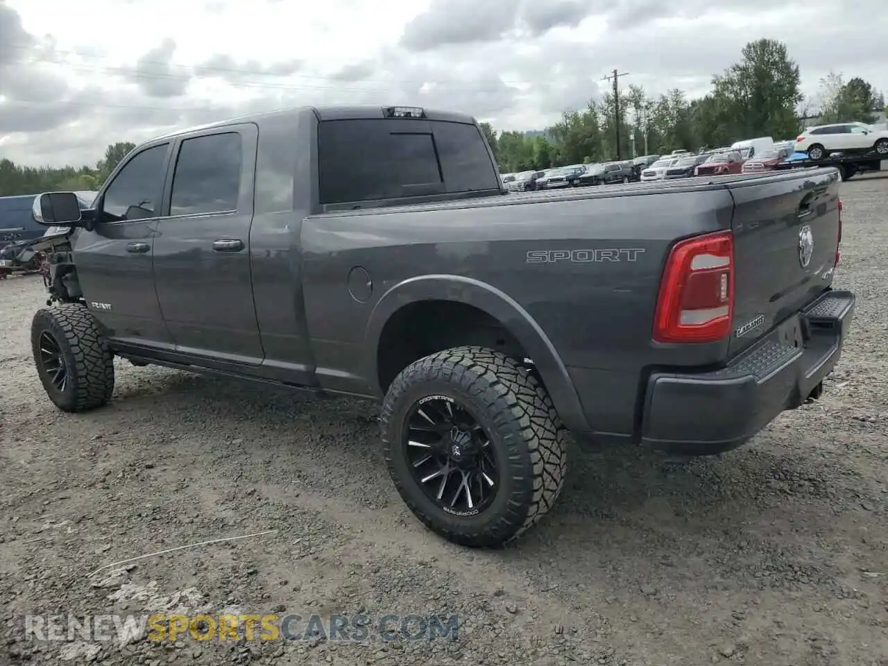 2 Photograph of a damaged car 3C6UR5NL1KG655006 RAM 2500 2019