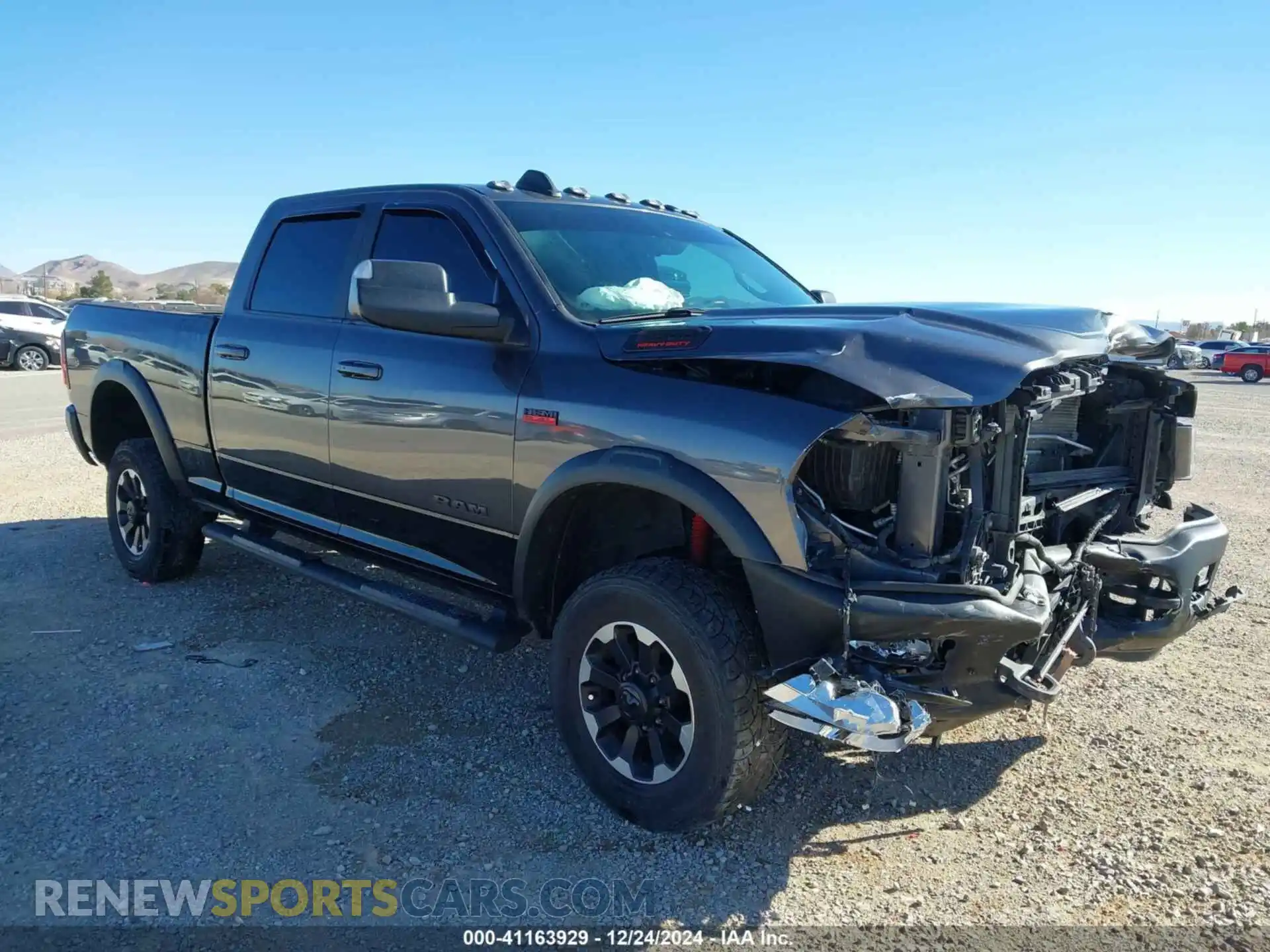 1 Photograph of a damaged car 3C6TR5EJ1LG250193 RAM 2500 2020