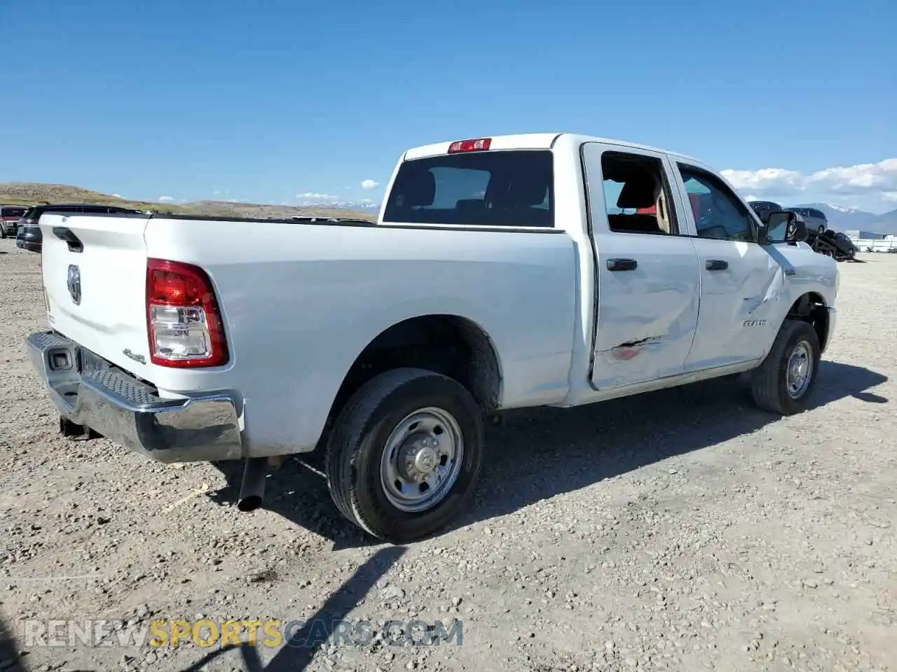 3 Photograph of a damaged car 3C6UR5CJ3LG275880 RAM 2500 2020