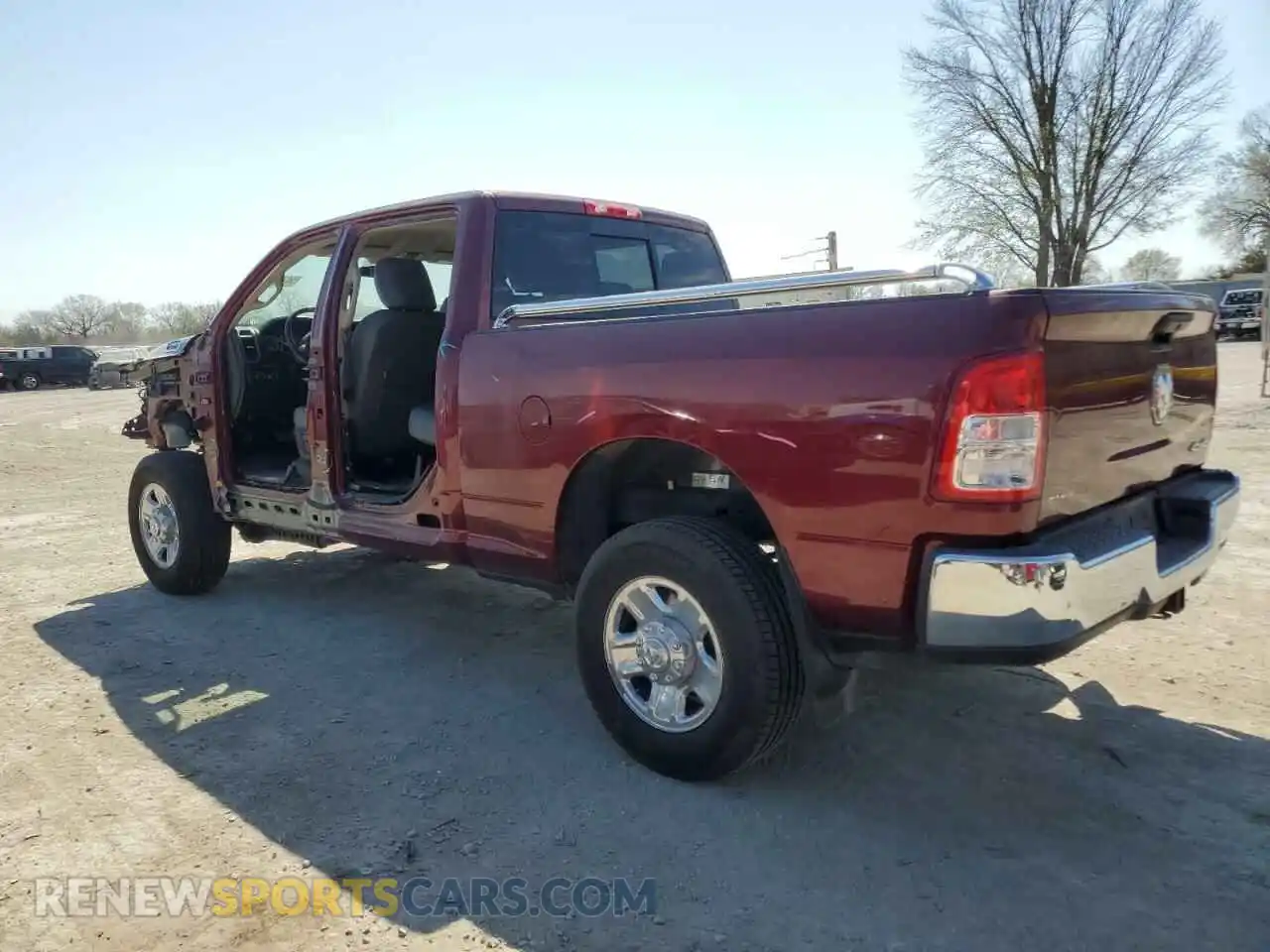 2 Photograph of a damaged car 3C6UR5CJXLG285239 RAM 2500 2020