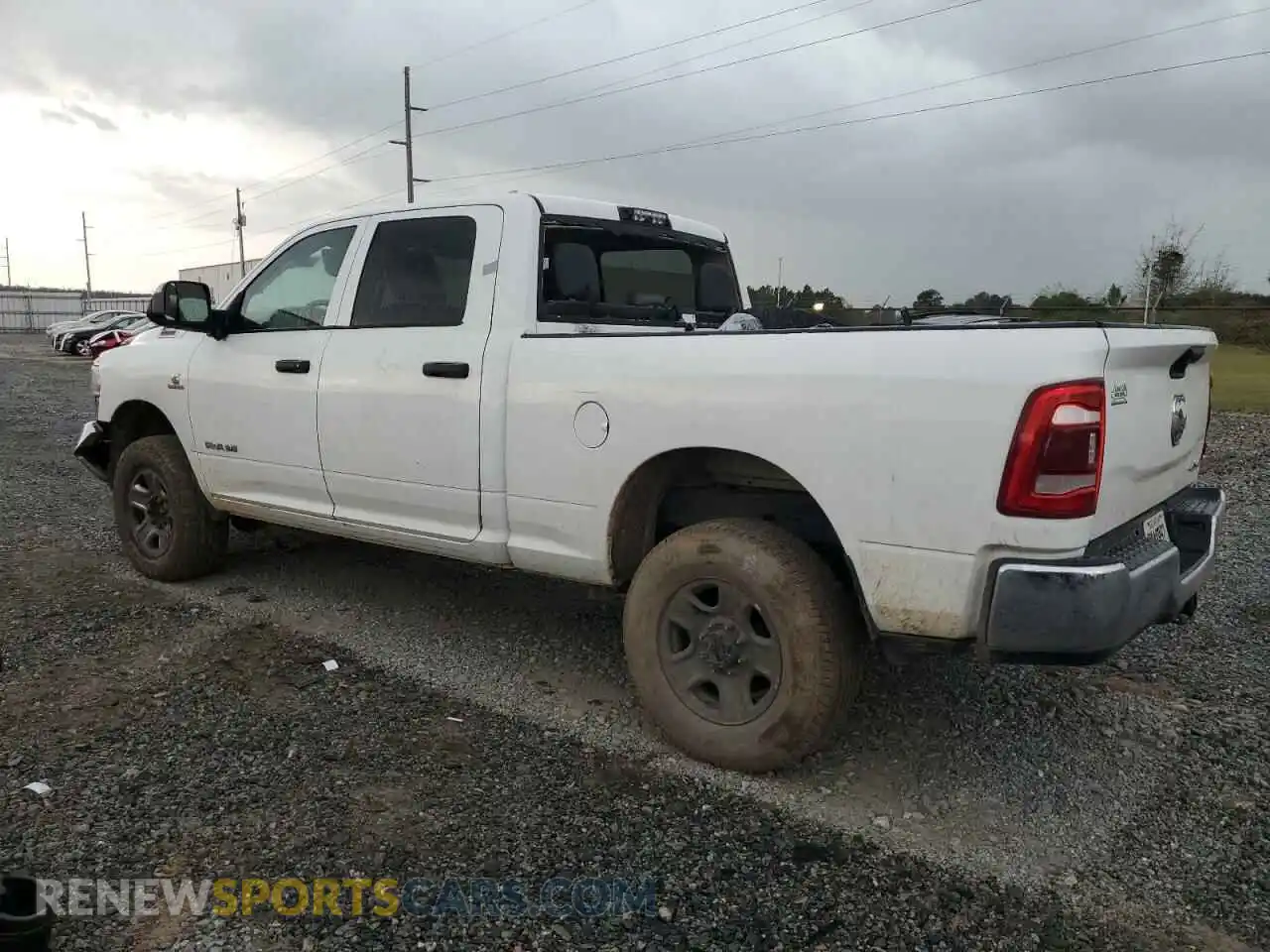 2 Photograph of a damaged car 3C6UR5CL9LG111003 RAM 2500 2020