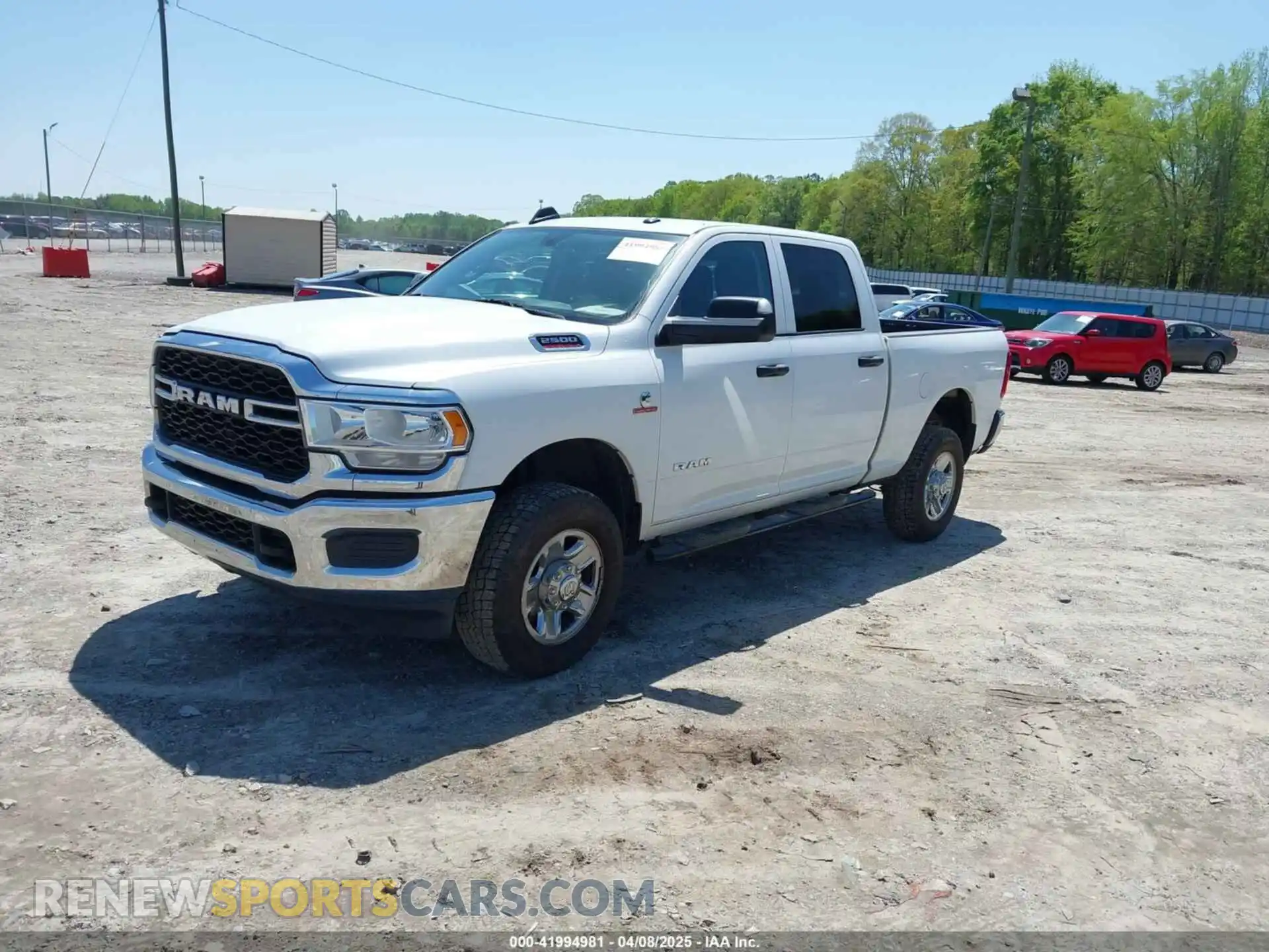 2 Photograph of a damaged car 3C6UR5CLXLG217797 RAM 2500 2020