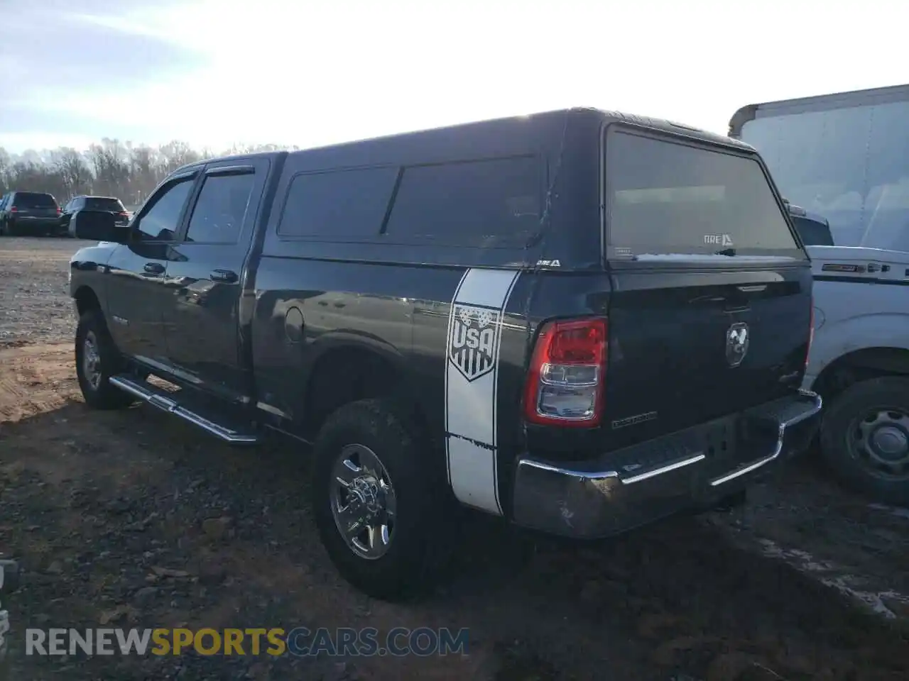 3 Photograph of a damaged car 3C6UR5DJ3LG139859 RAM 2500 2020