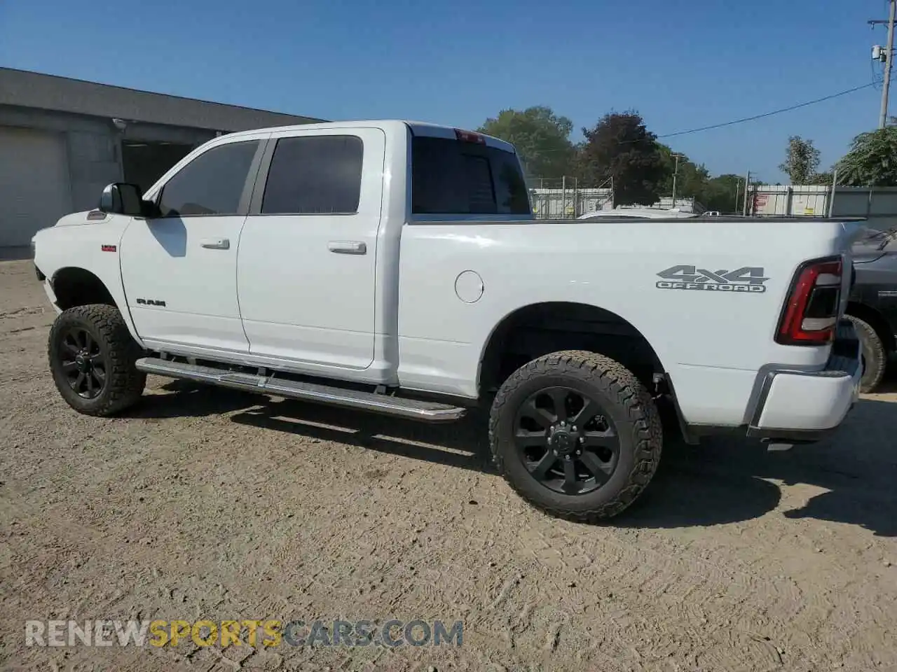 2 Photograph of a damaged car 3C6UR5DJ8LG267126 RAM 2500 2020