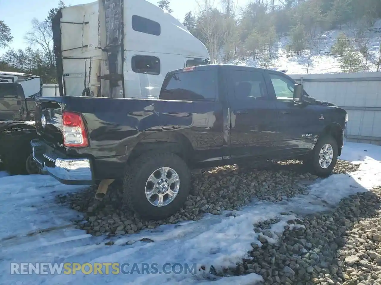 3 Photograph of a damaged car 3C6UR5DL1LG116386 RAM 2500 2020