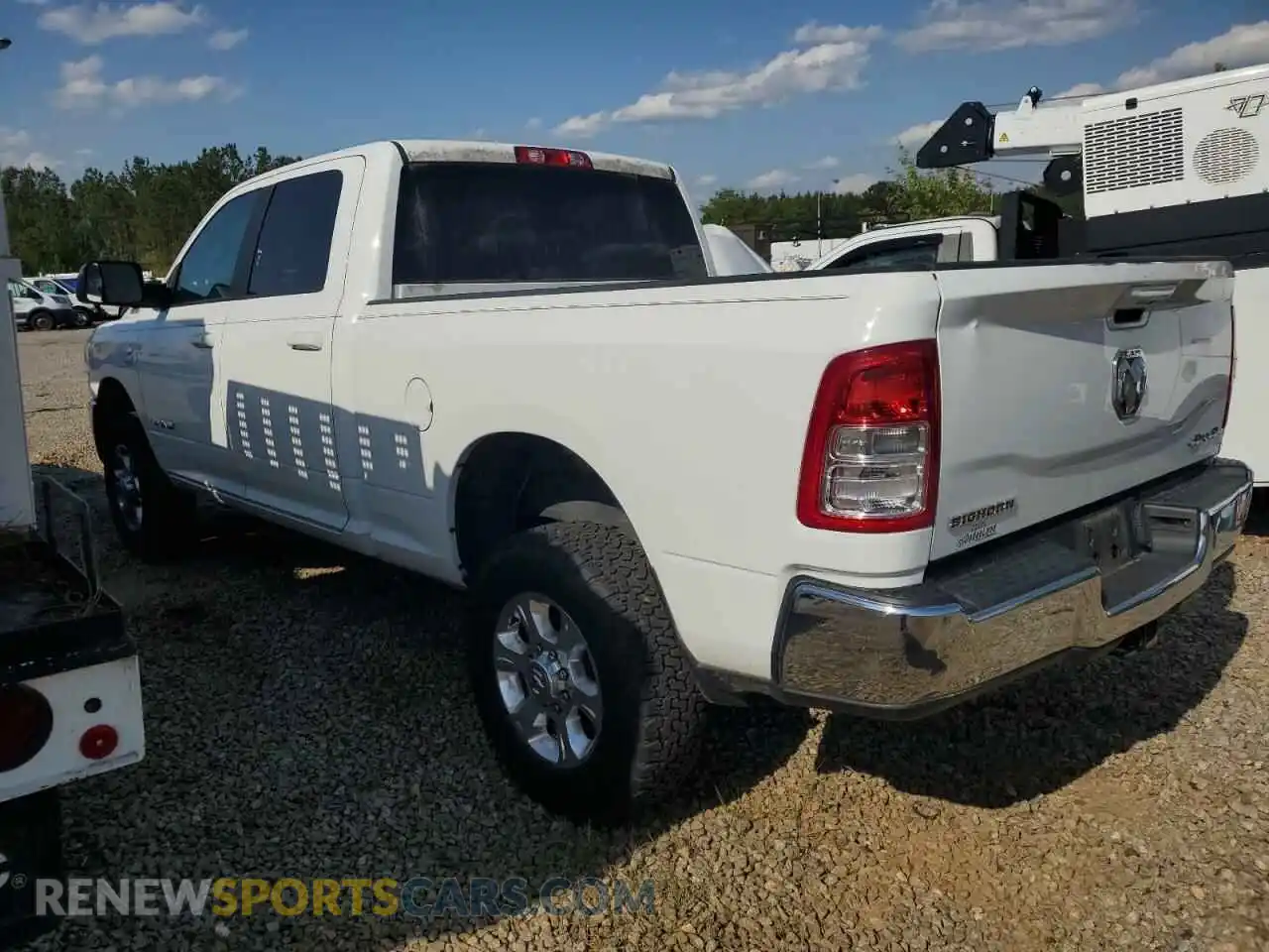 2 Photograph of a damaged car 3C6UR5DL4LG123722 RAM 2500 2020