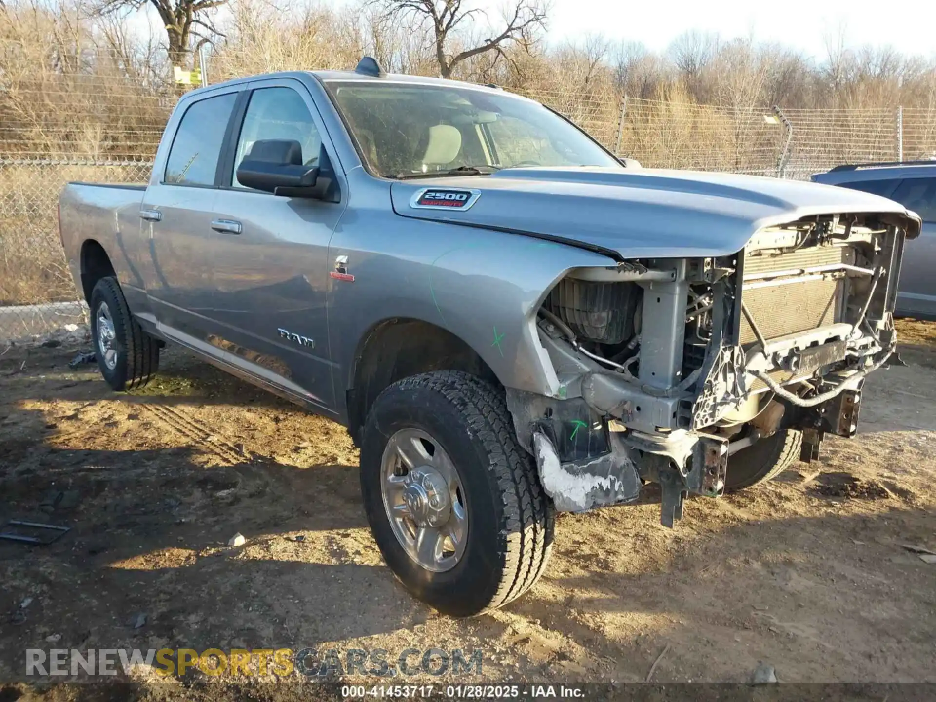 1 Photograph of a damaged car 3C6UR5DL6LG159816 RAM 2500 2020