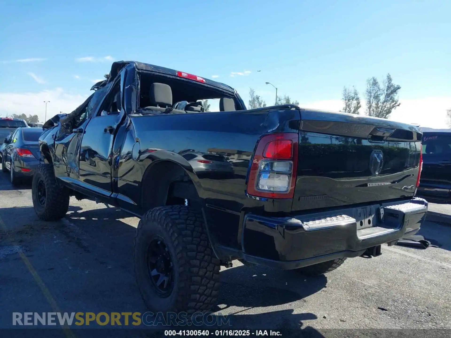 3 Photograph of a damaged car 3C6UR5DLXLG284348 RAM 2500 2020