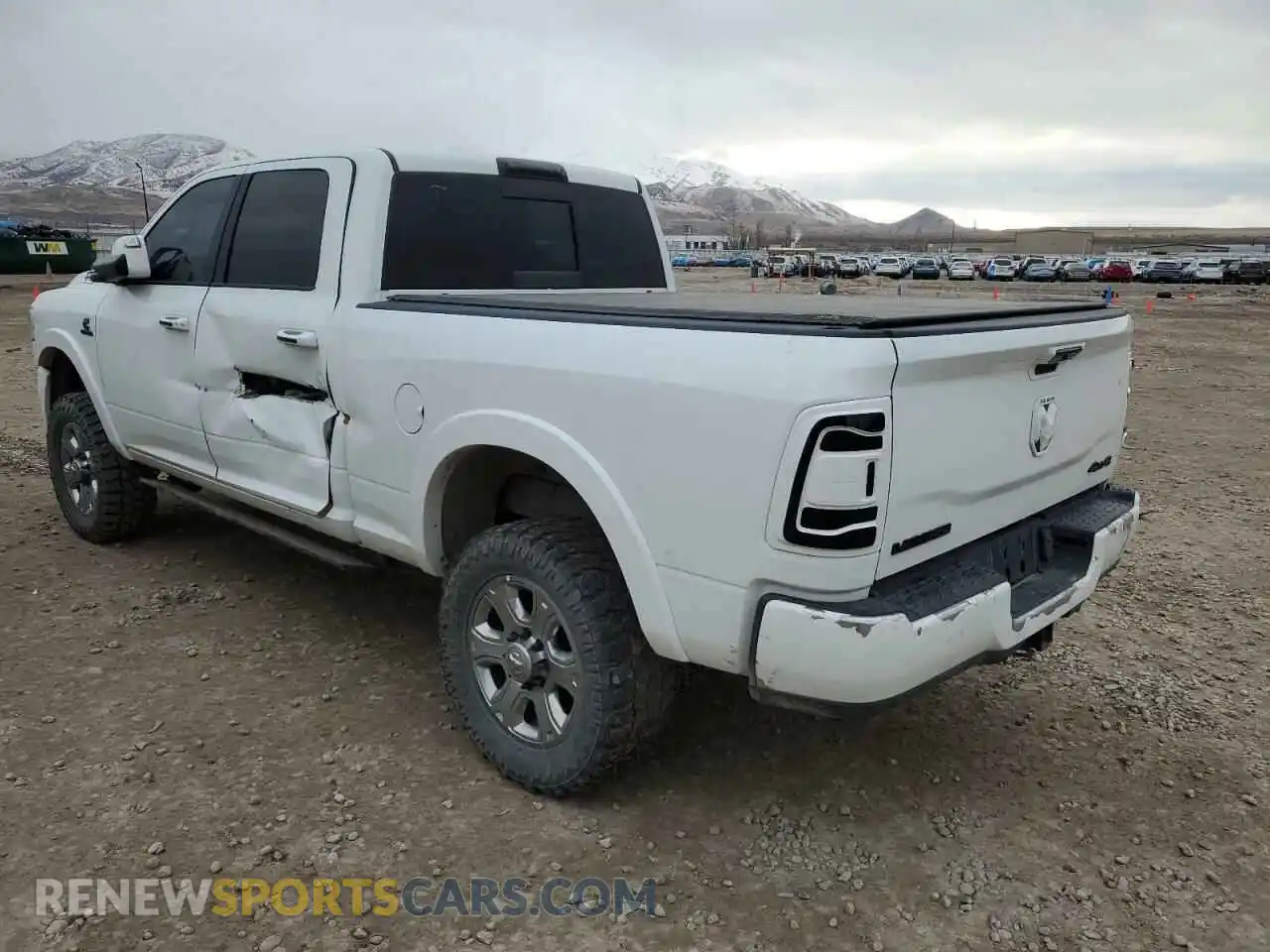 2 Photograph of a damaged car 3C6UR5FL0LG188337 RAM 2500 2020