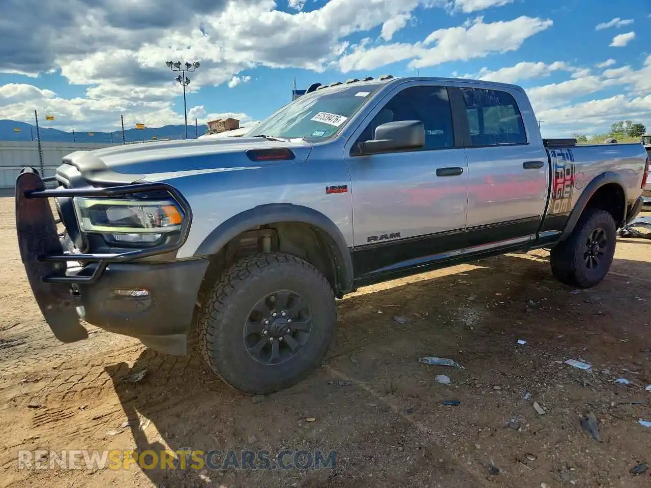 1 Photograph of a damaged car 3C6TR5EJ0MG681965 RAM 2500 2021