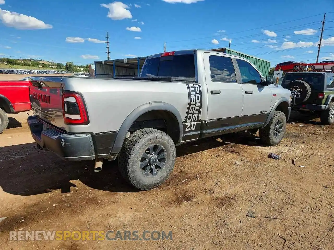 3 Photograph of a damaged car 3C6TR5EJ0MG681965 RAM 2500 2021