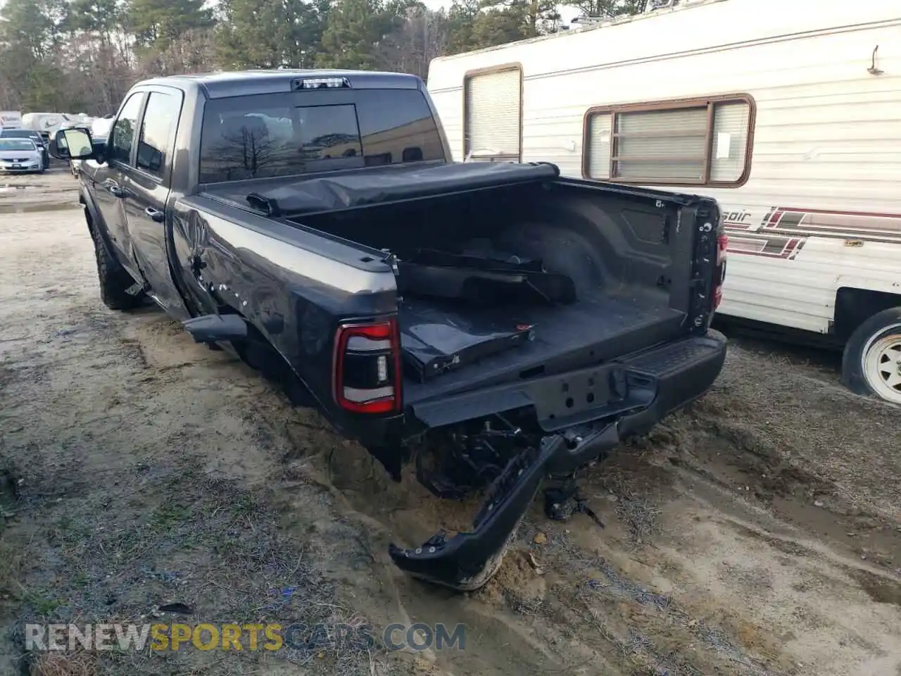 2 Photograph of a damaged car 3C6TR5EJ6MG520245 RAM 2500 2021