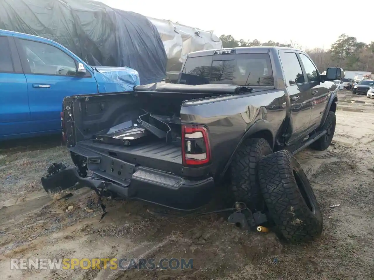 3 Photograph of a damaged car 3C6TR5EJ6MG520245 RAM 2500 2021