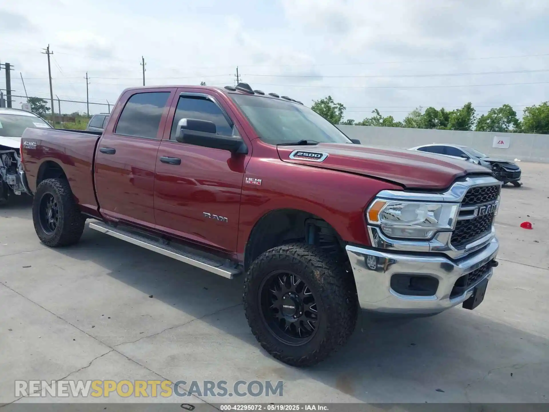 1 Photograph of a damaged car 3C6UR5CJ2MG502977 RAM 2500 2021