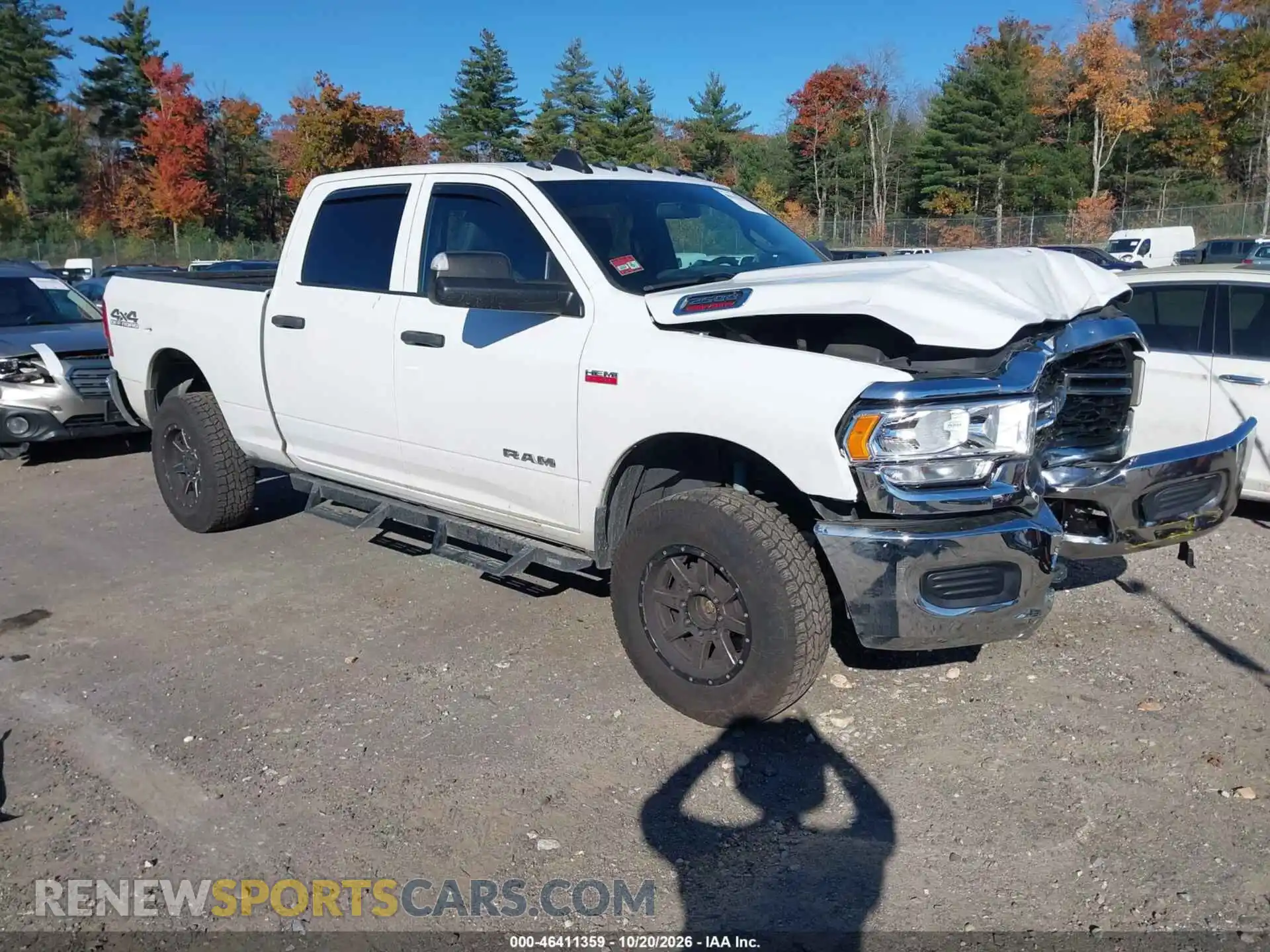 1 Photograph of a damaged car 3C6UR5CJ3MG624151 RAM 2500 2021