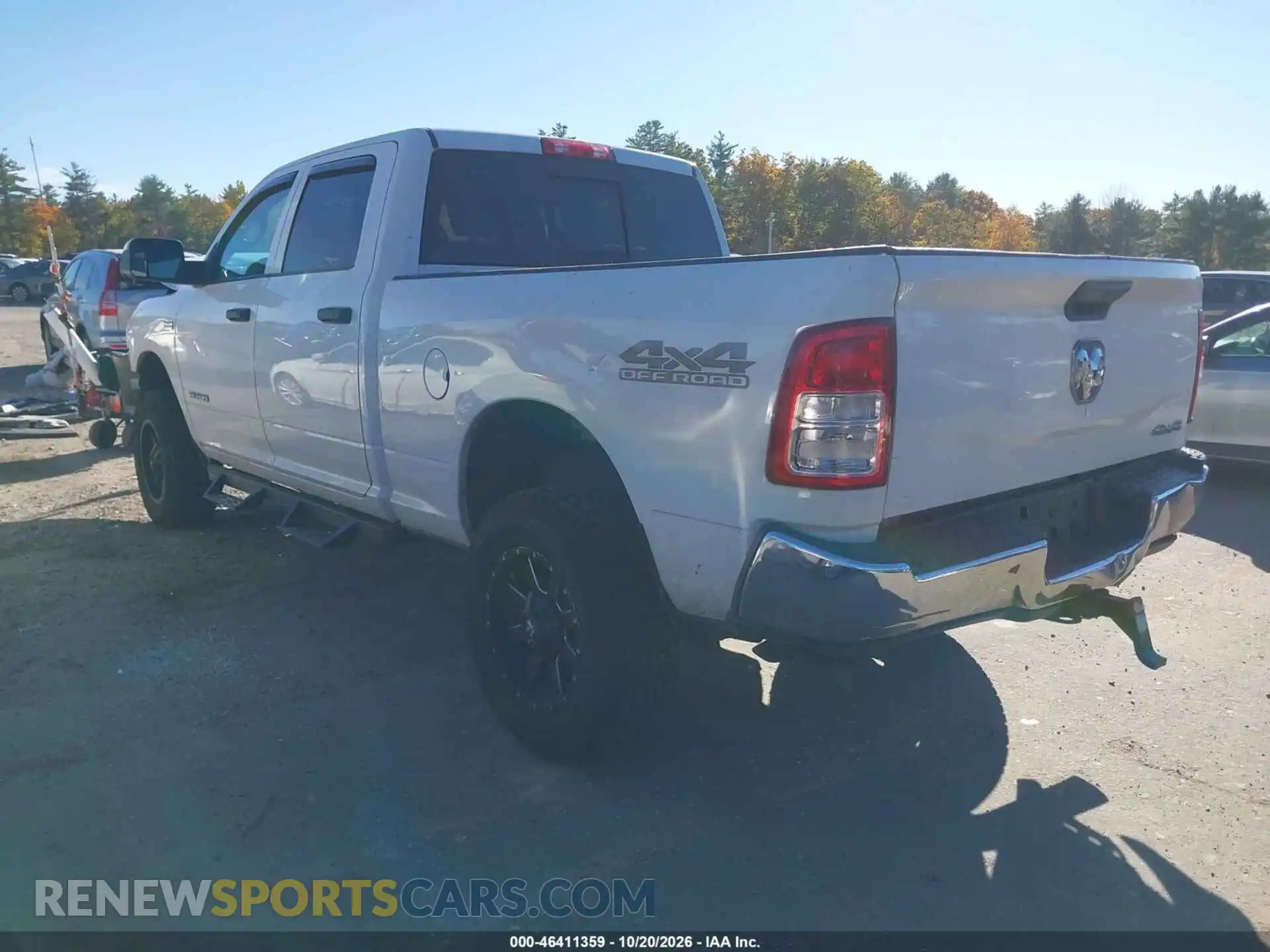 3 Photograph of a damaged car 3C6UR5CJ3MG624151 RAM 2500 2021