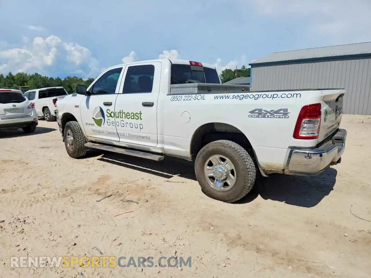 2 Photograph of a damaged car 3C6UR5CJ6MG509866 RAM 2500 2021