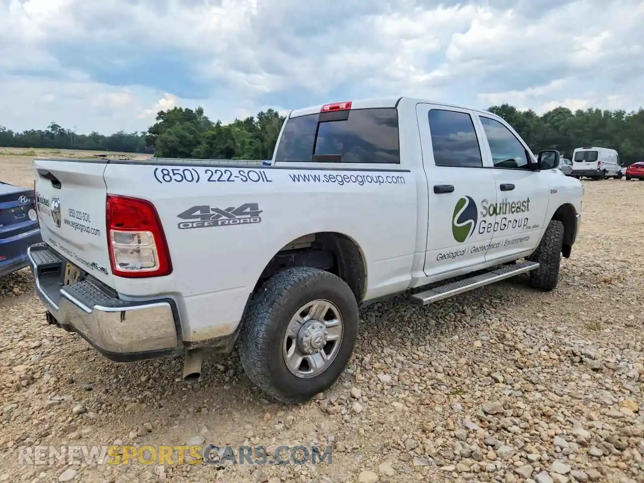 3 Photograph of a damaged car 3C6UR5CJ6MG509866 RAM 2500 2021