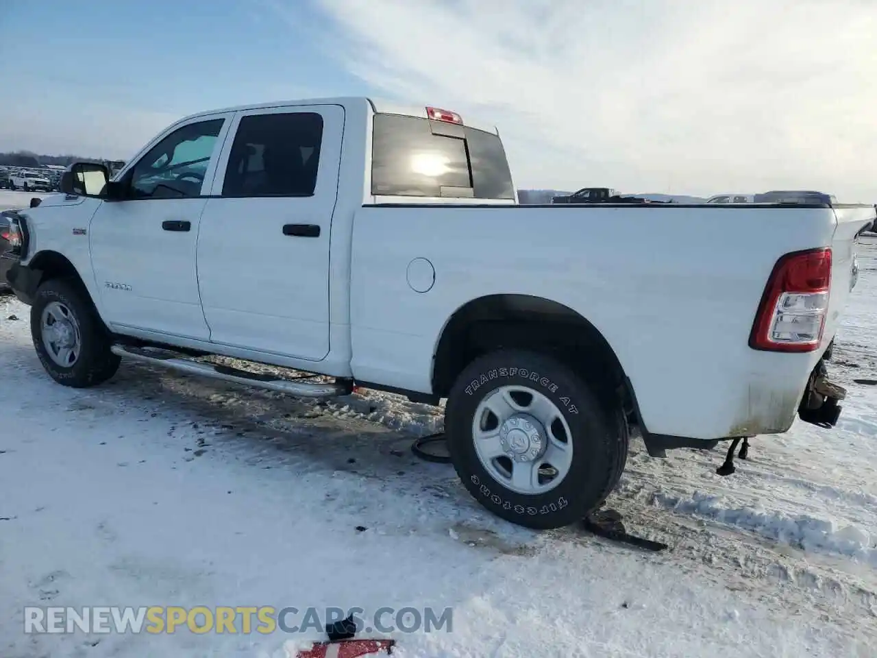 2 Photograph of a damaged car 3C6UR5CJ6MG598922 RAM 2500 2021