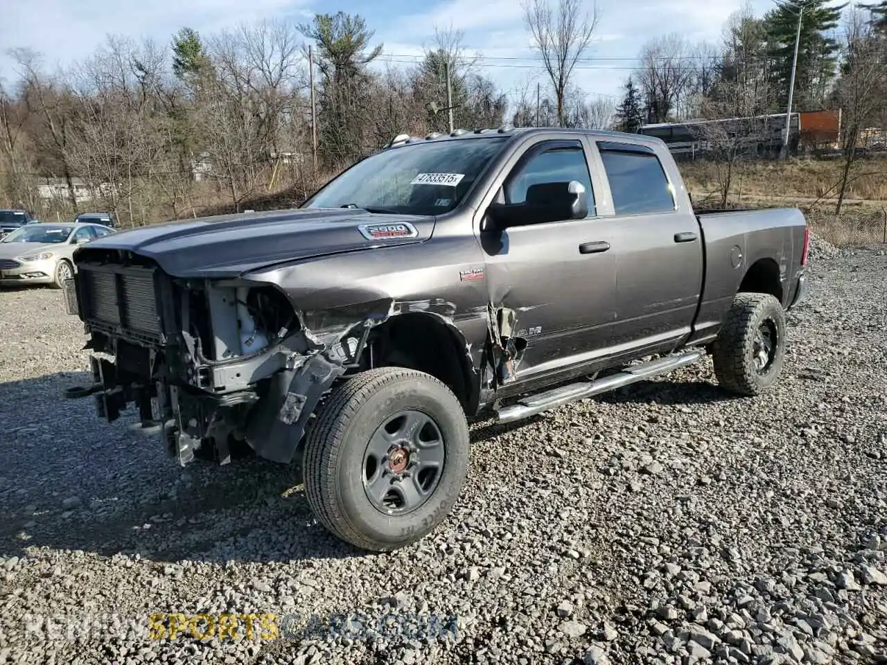 1 Photograph of a damaged car 3C6UR5CJ6MG659413 RAM 2500 2021