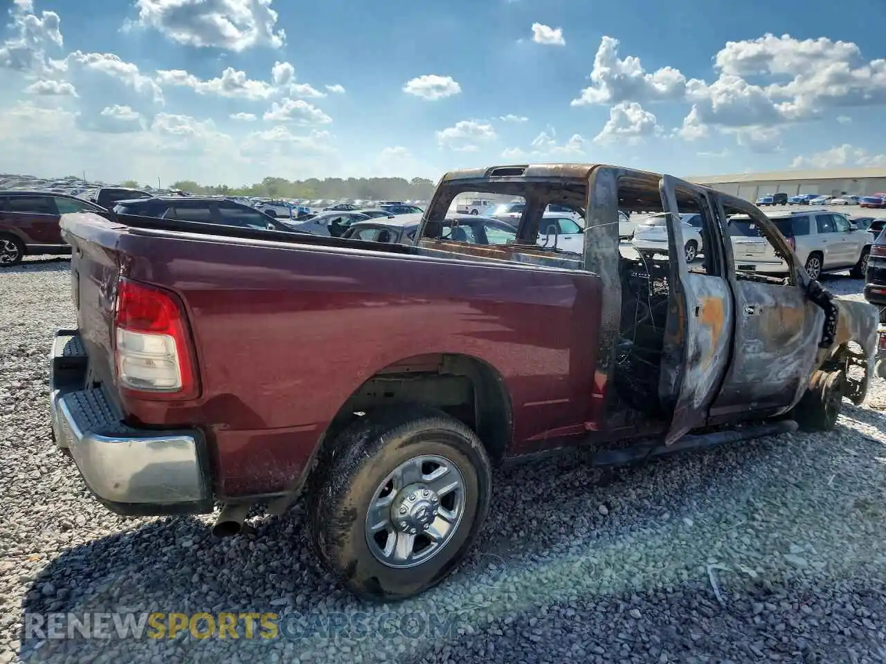 3 Photograph of a damaged car 3C6UR5CJ7MG560714 RAM 2500 2021
