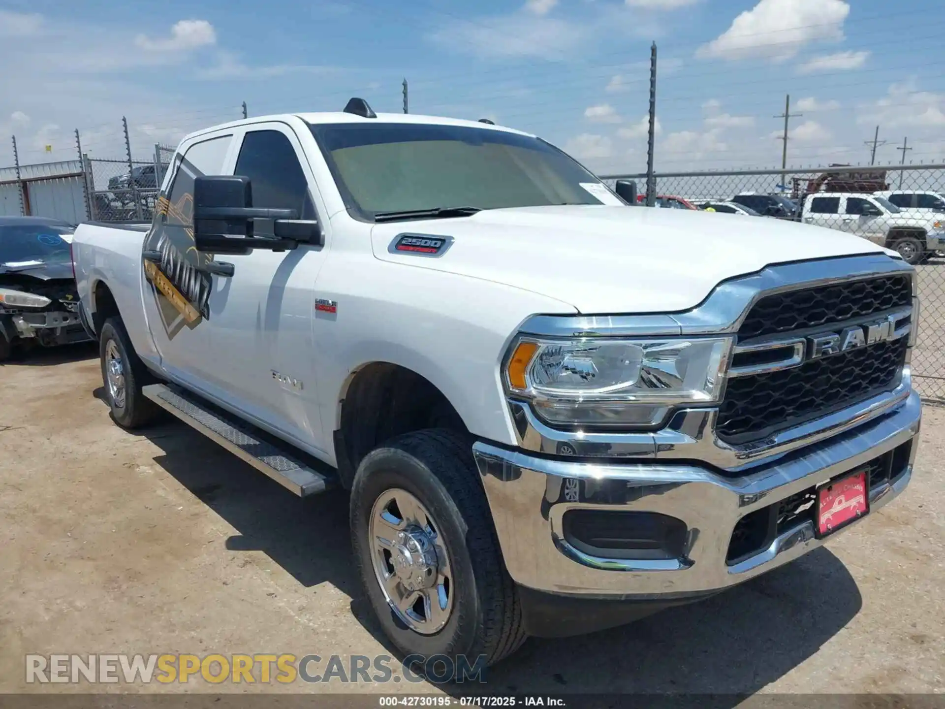 1 Photograph of a damaged car 3C6UR5CJ7MG682781 RAM 2500 2021