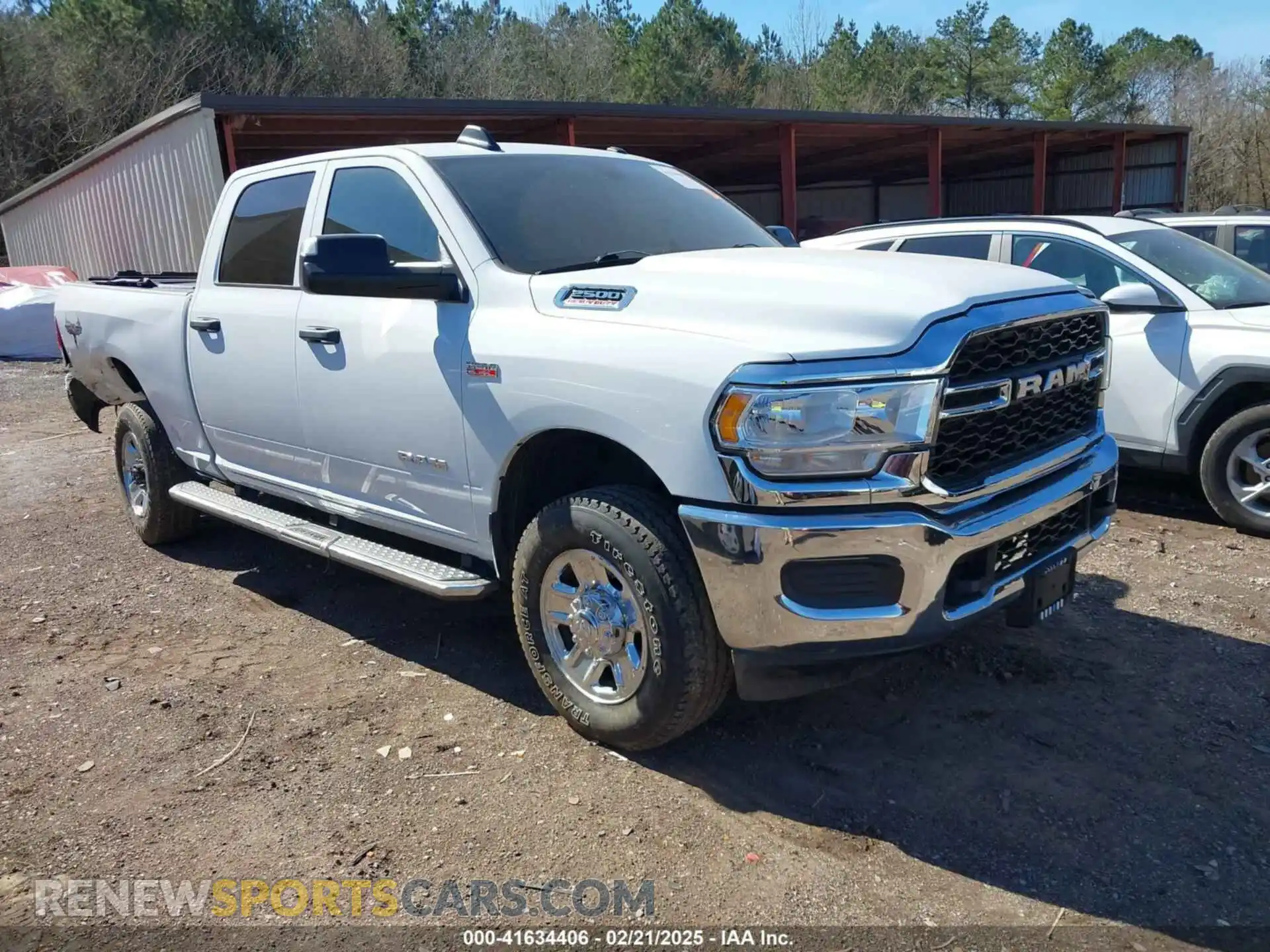 1 Photograph of a damaged car 3C6UR5CJ9MG656862 RAM 2500 2021