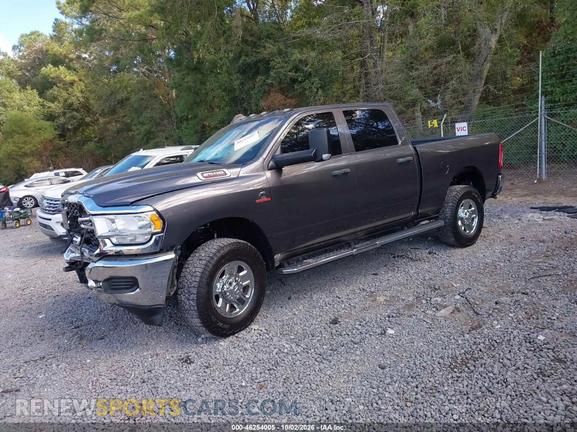 2 Photograph of a damaged car 3C6UR5CL7MG629824 RAM 2500 2021