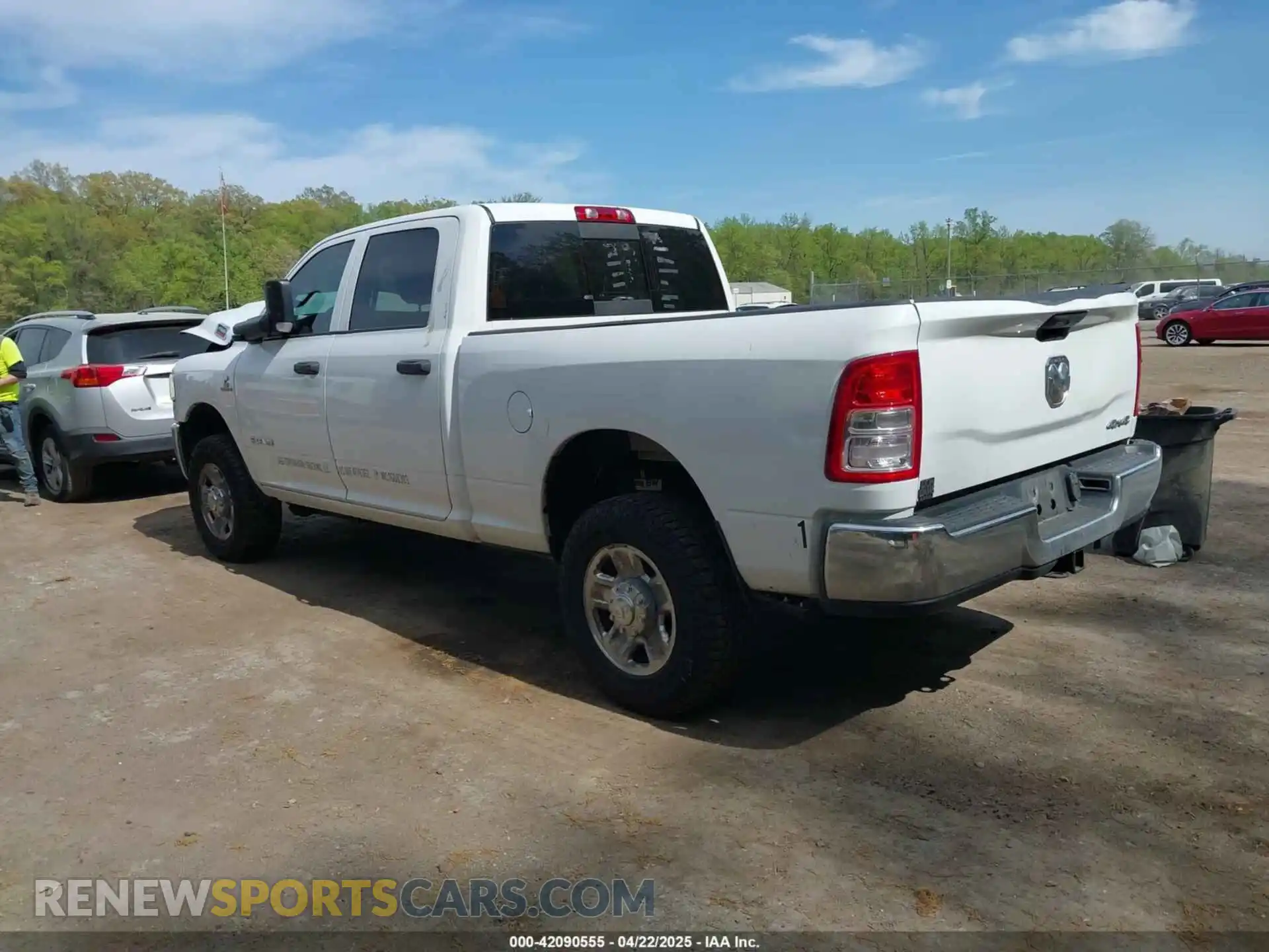 3 Photograph of a damaged car 3C6UR5CLXMG511265 RAM 2500 2021