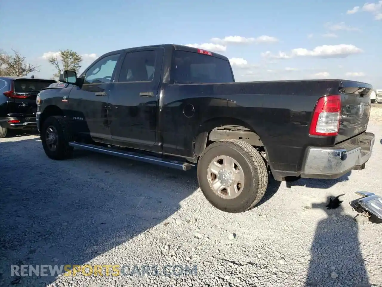 2 Photograph of a damaged car 3C6UR5CLXMG694652 RAM 2500 2021