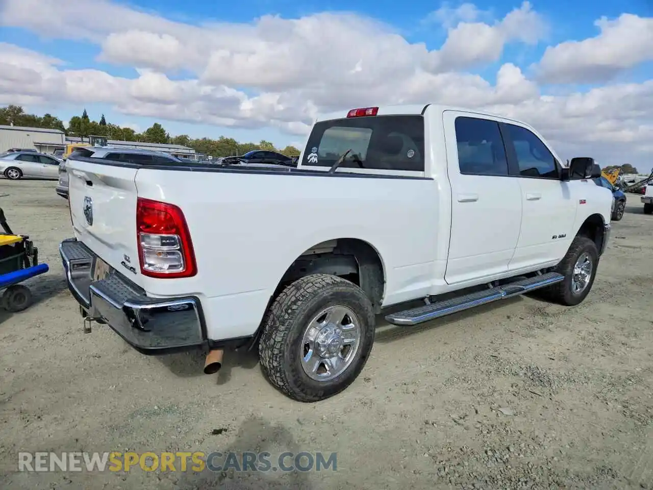 3 Photograph of a damaged car 3C6UR5DJ1MG555099 RAM 2500 2021