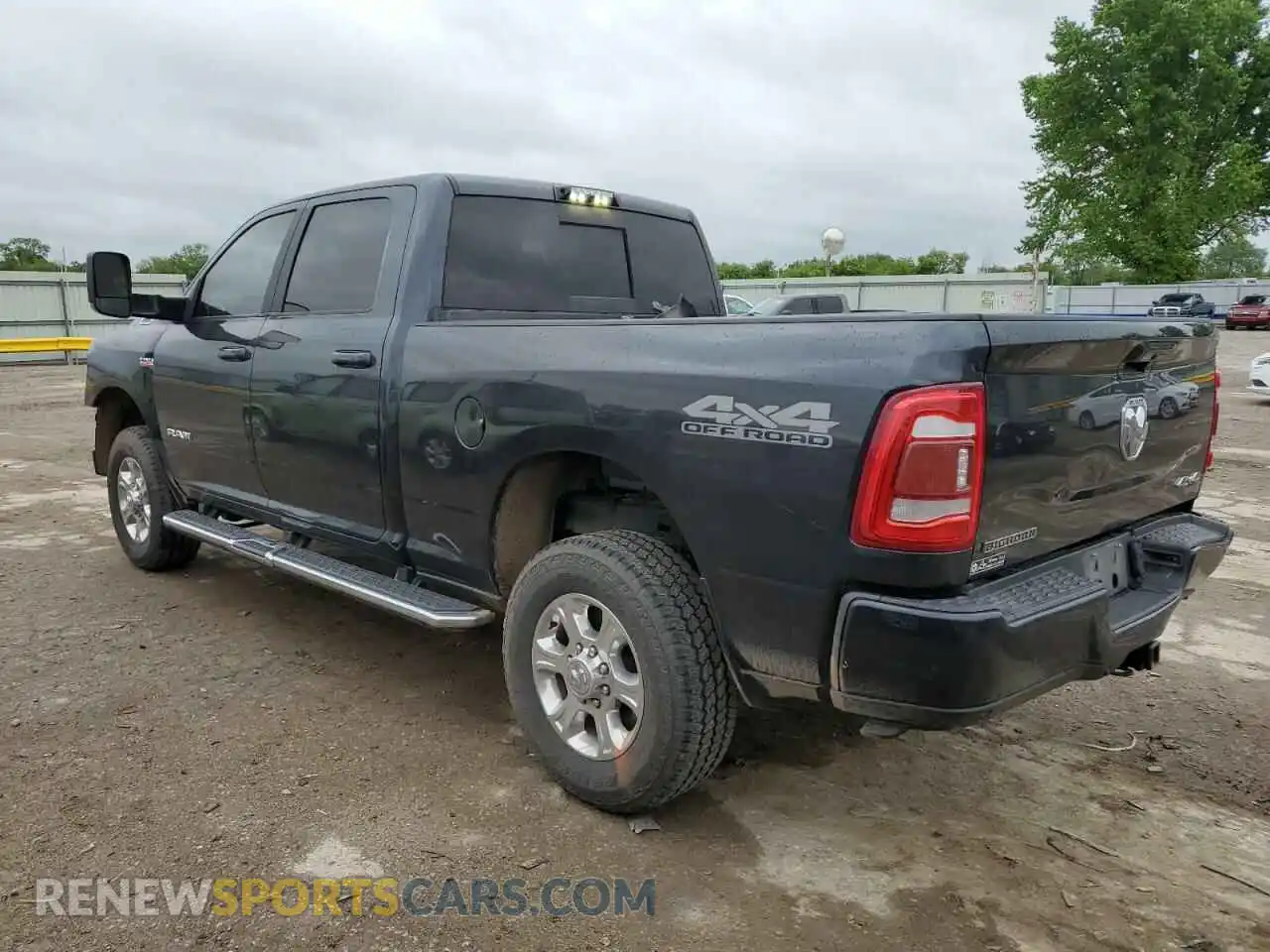 2 Photograph of a damaged car 3C6UR5DJ1MG625586 RAM 2500 2021