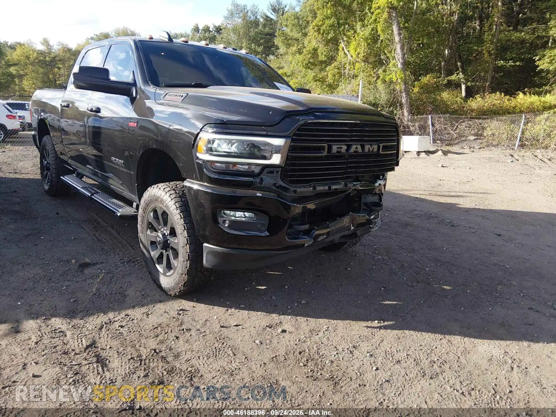 1 Photograph of a damaged car 3C6UR5DJ5MG531341 RAM 2500 2021