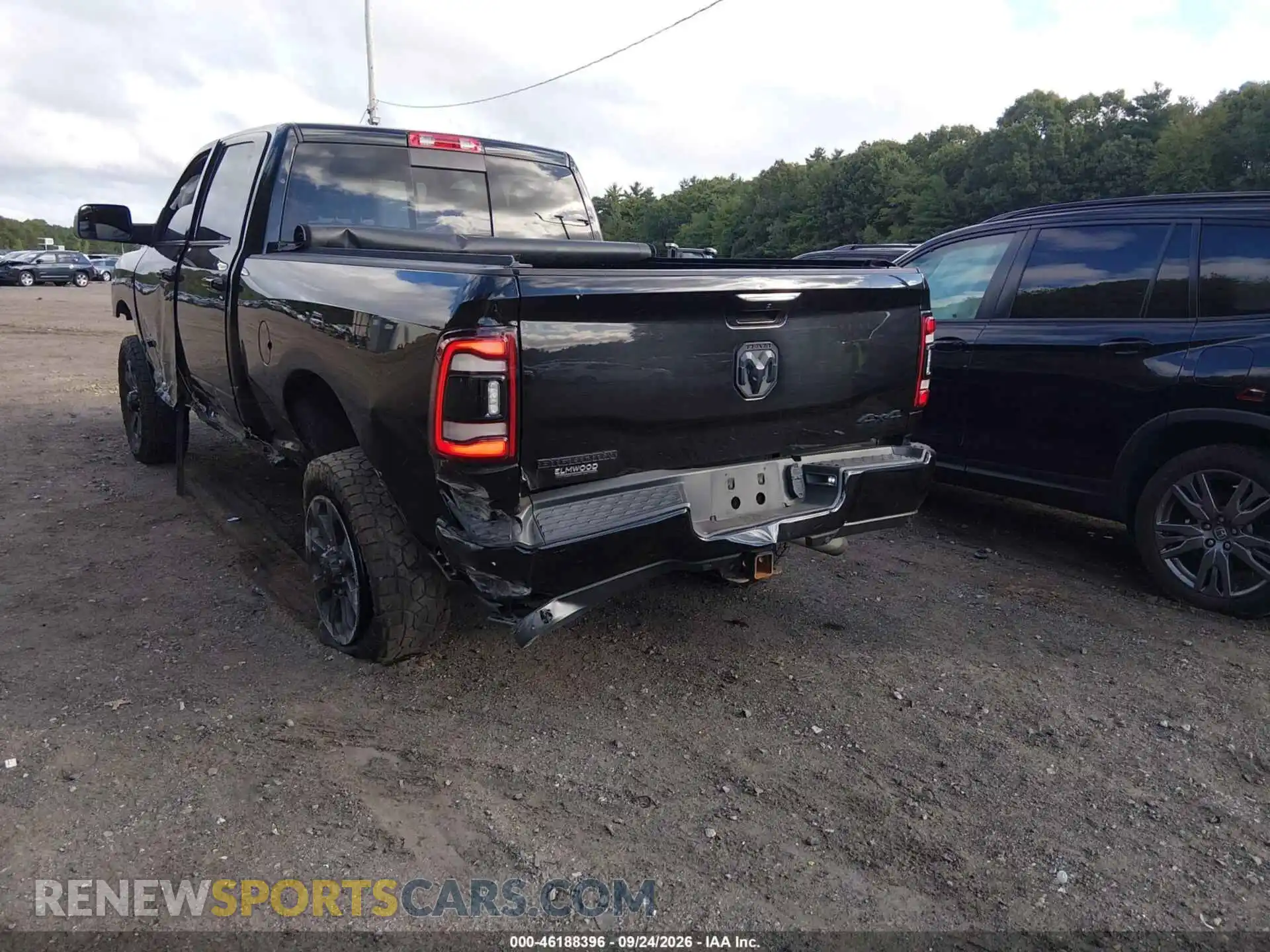 3 Photograph of a damaged car 3C6UR5DJ5MG531341 RAM 2500 2021