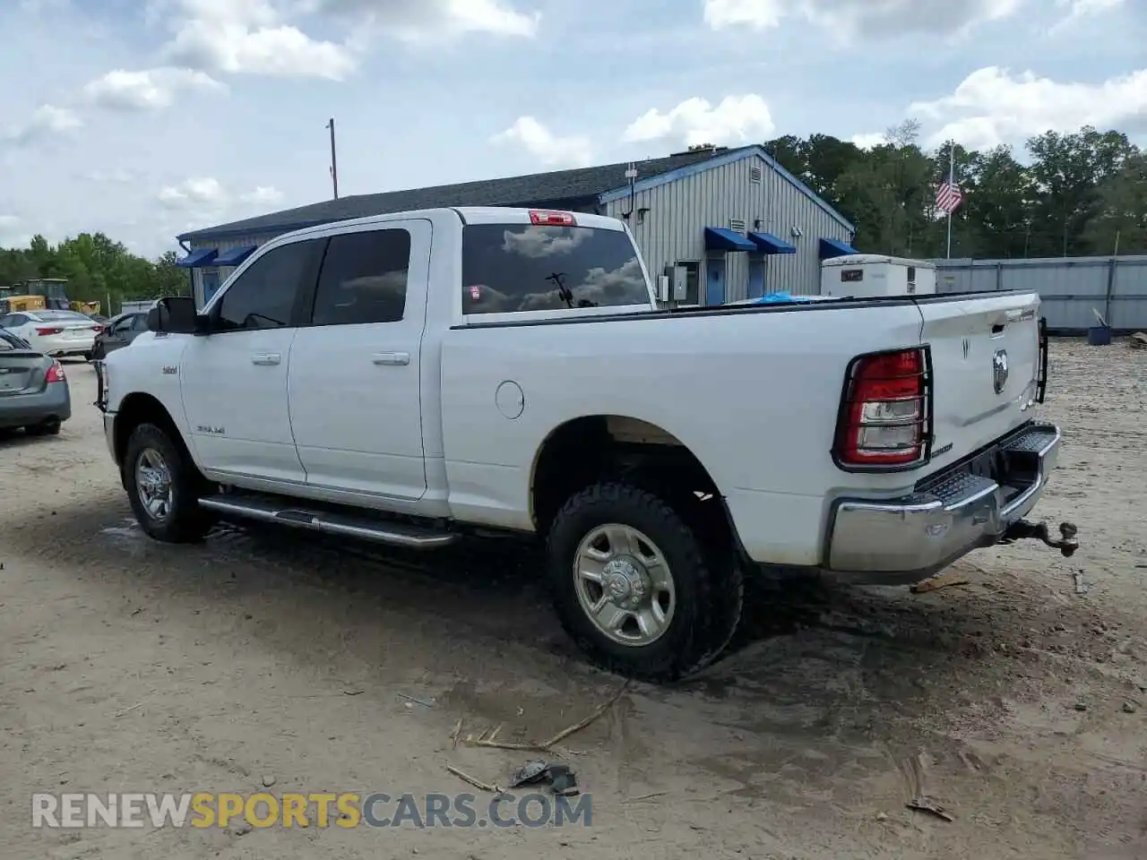 2 Photograph of a damaged car 3C6UR5DJ8MG554578 RAM 2500 2021