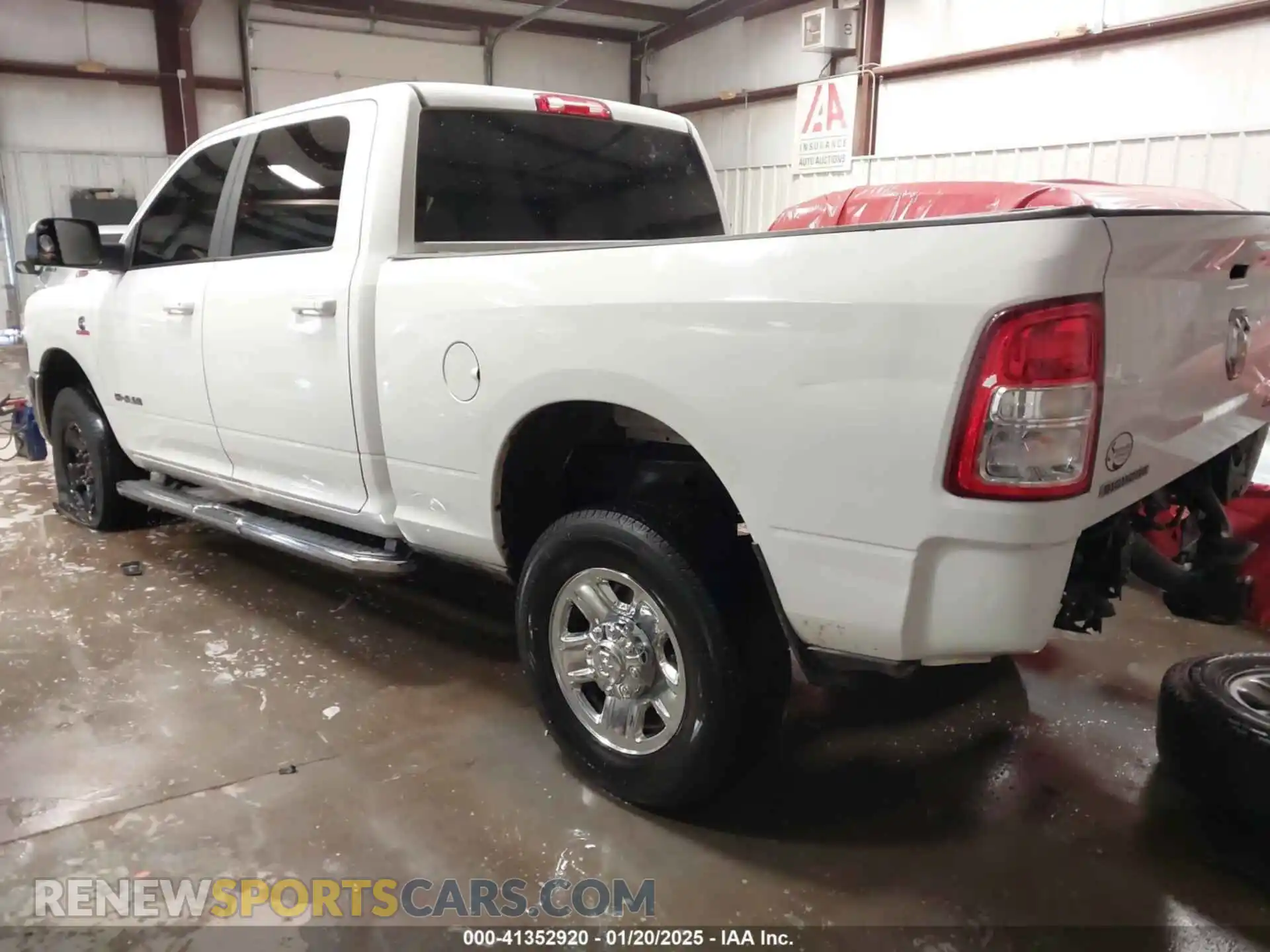 3 Photograph of a damaged car 3C6UR5DL1MG605601 RAM 2500 2021