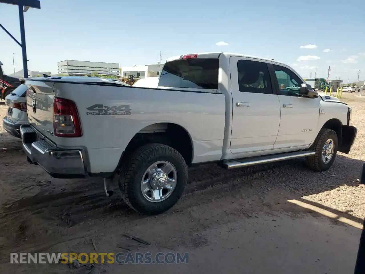 3 Photograph of a damaged car 3C6UR5DL1MG678113 RAM 2500 2021