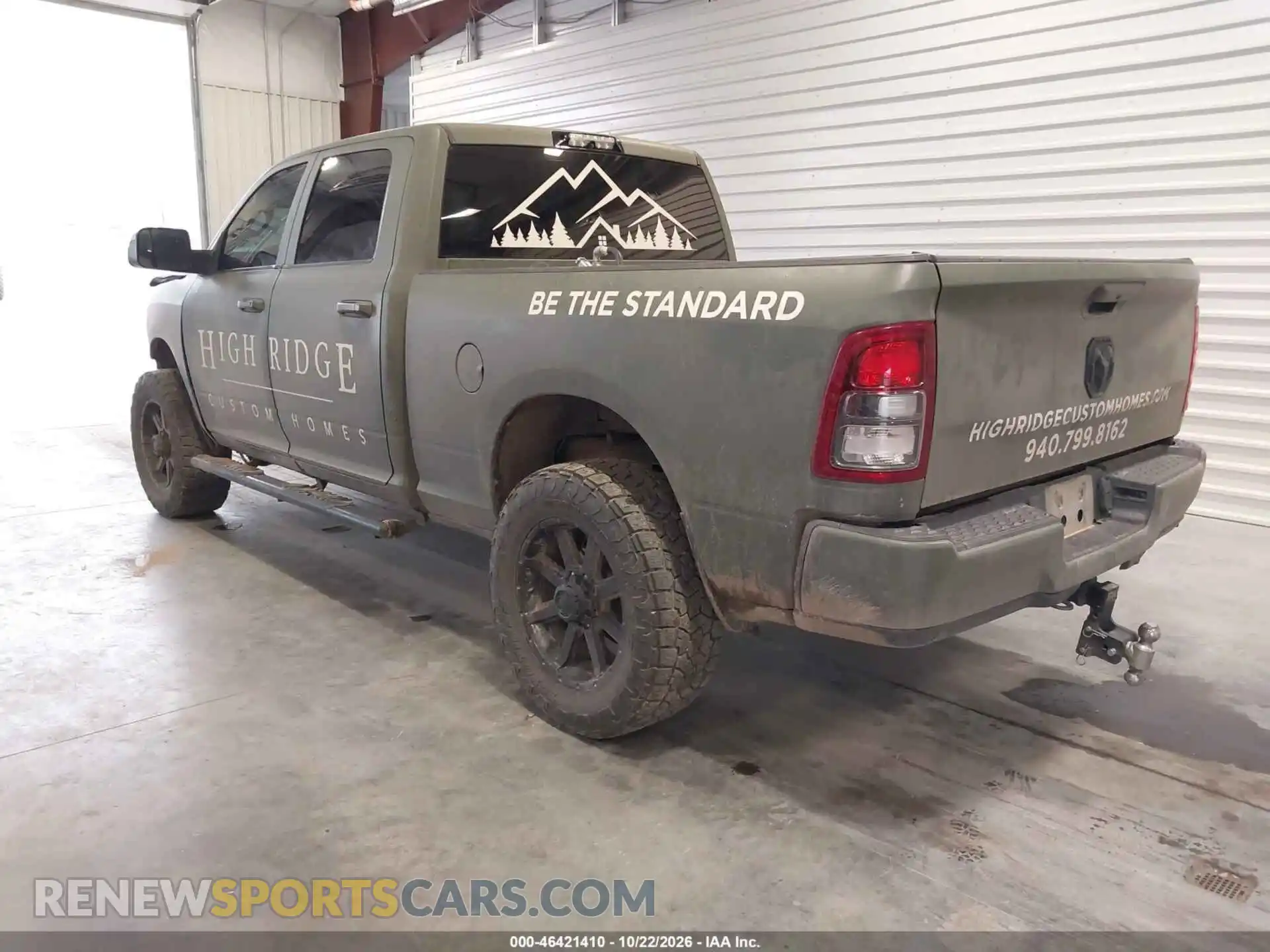 3 Photograph of a damaged car 3C6UR5DL4MG533535 RAM 2500 2021
