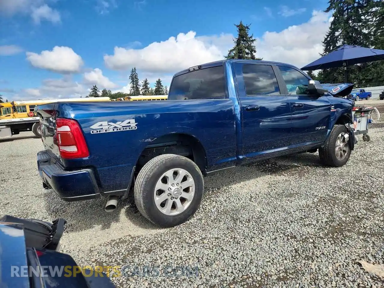 3 Photograph of a damaged car 3C6UR5DL4MG572481 RAM 2500 2021