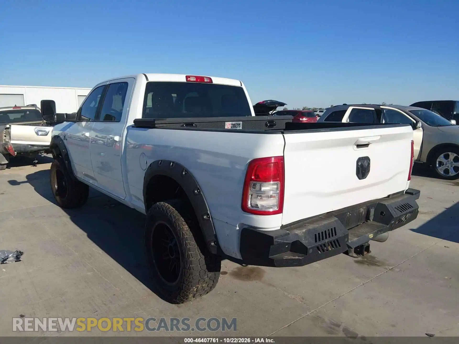 3 Photograph of a damaged car 3C6UR5DL9MG579264 RAM 2500 2021