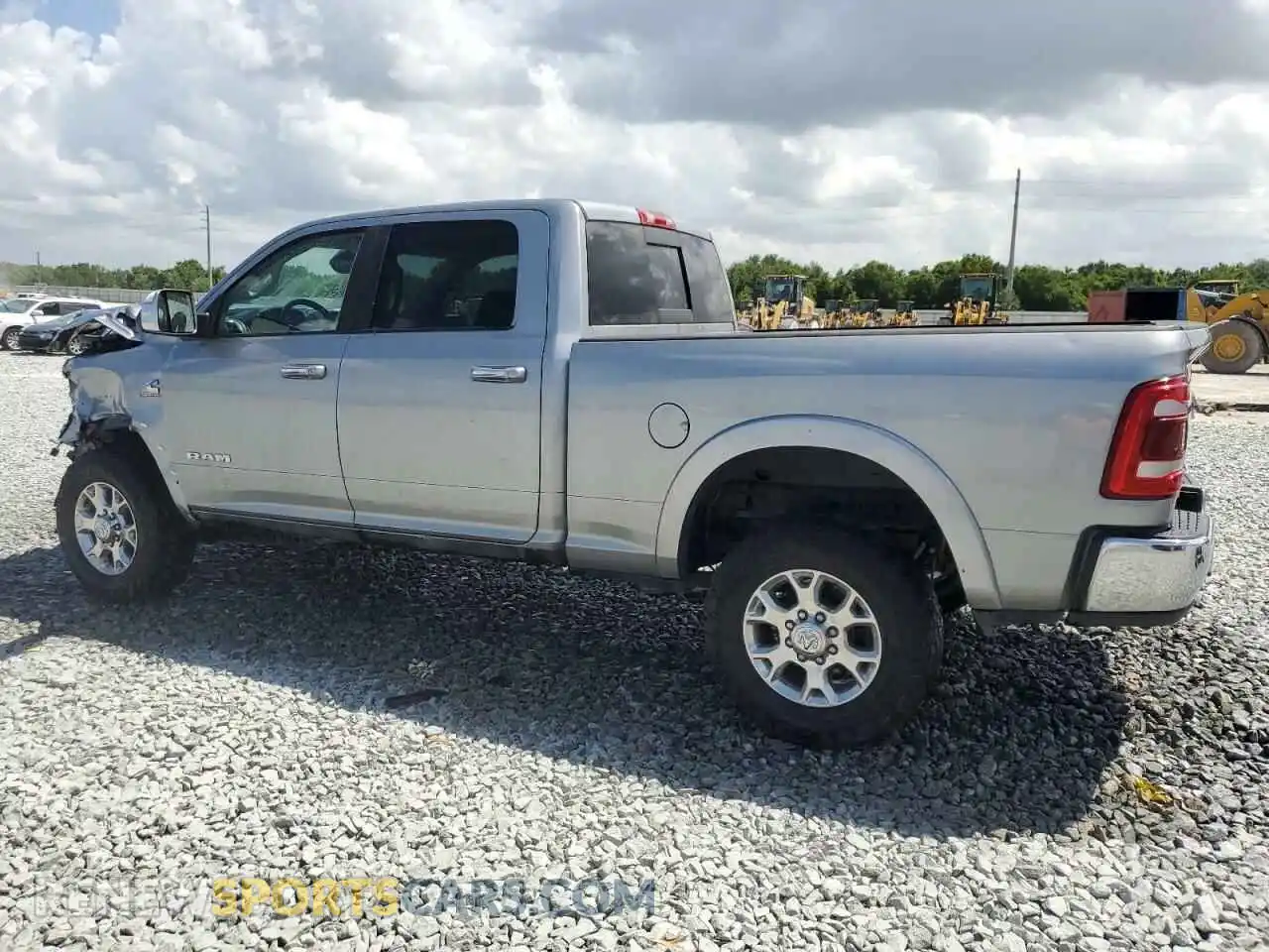 2 Photograph of a damaged car 3C6UR5FL8MG675819 RAM 2500 2021