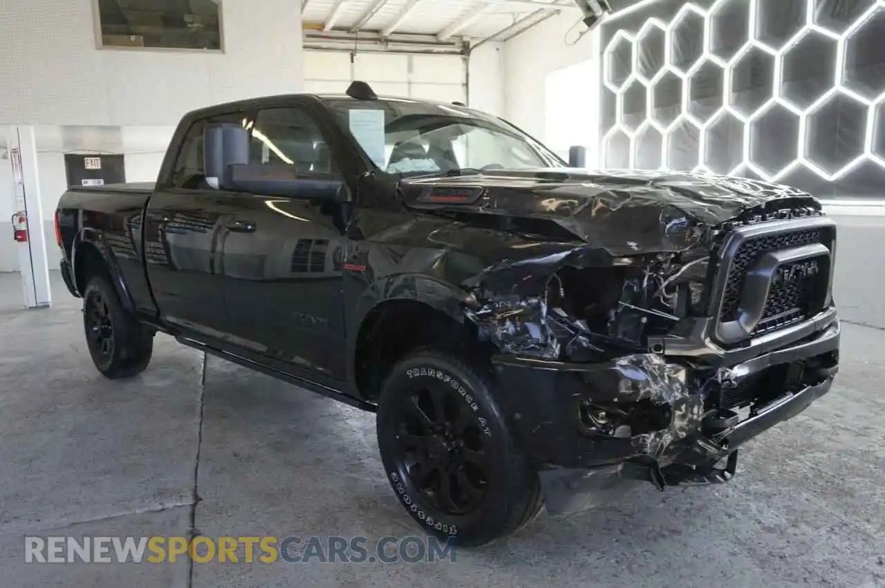 1 Photograph of a damaged car 3C6UR5FL9MG531373 RAM 2500 2021
