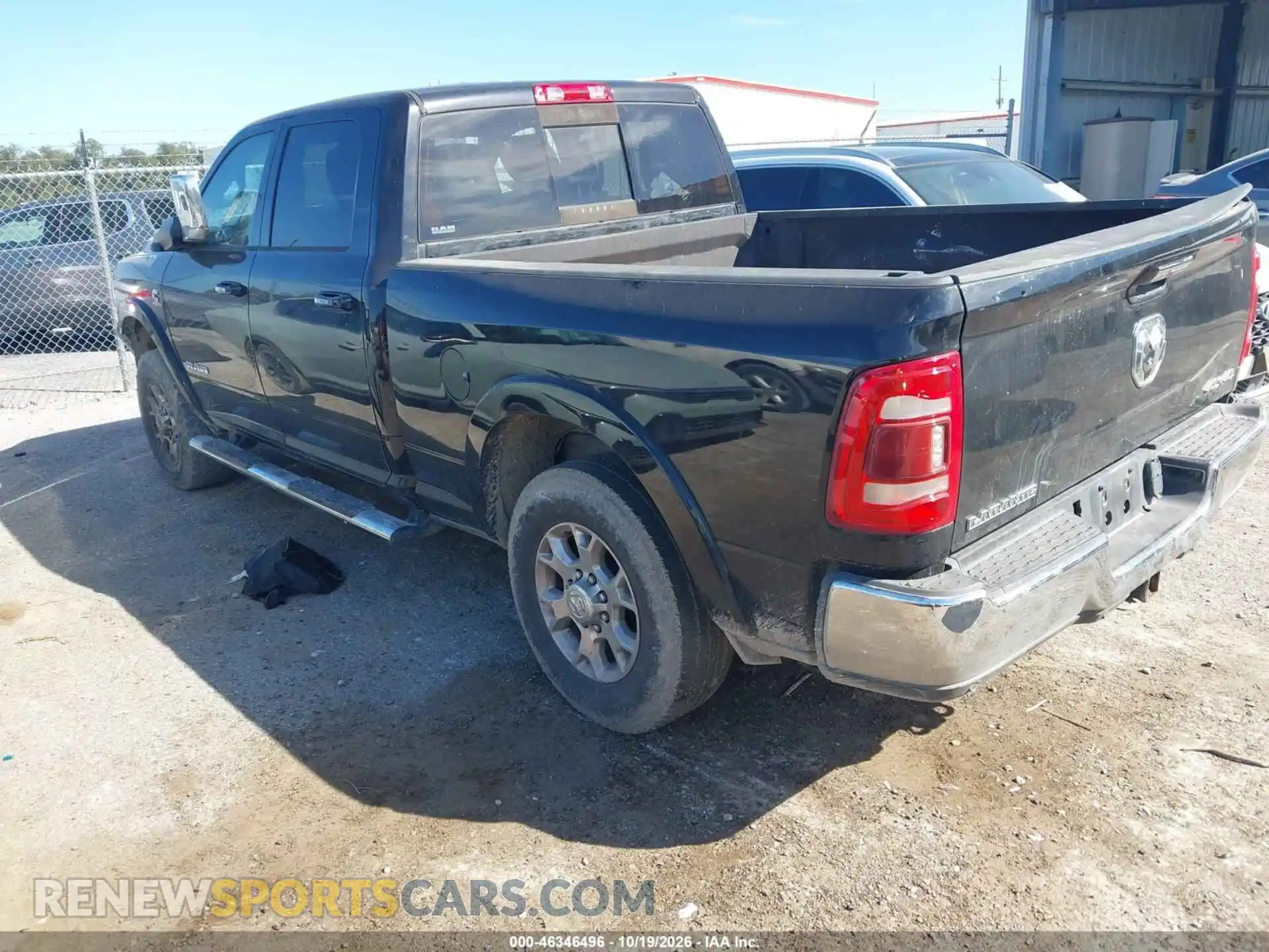 3 Photograph of a damaged car 3C6UR5FLXMG650517 RAM 2500 2021