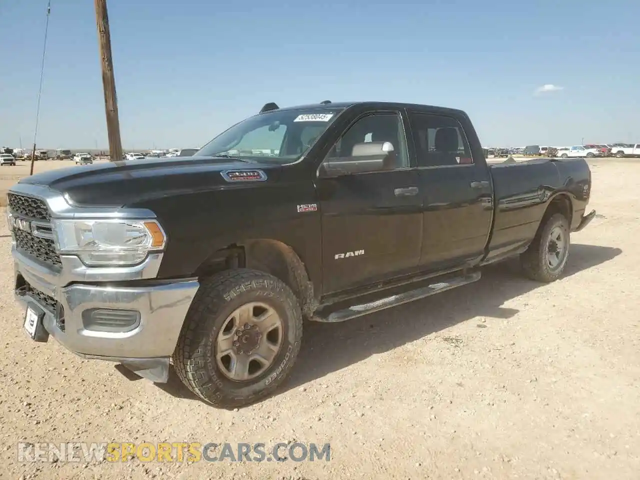 1 Photograph of a damaged car 3C6UR5HJ2MG675617 RAM 2500 2021